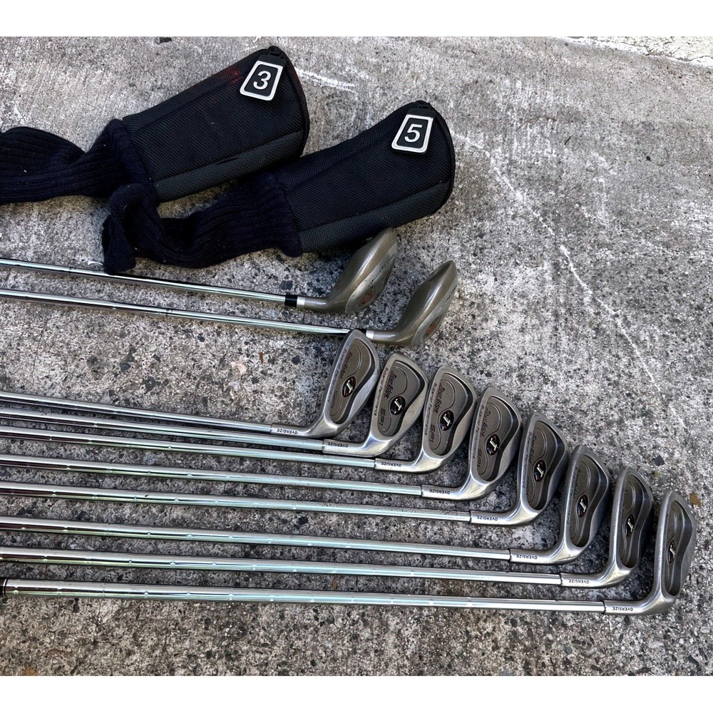 Tour Edge SP1 Superior Performance Golf Club Set 3-9 PW 3W 5W Oversize Irons